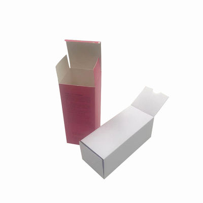 Small Cosmetic Skincare Packaging Plain White Cardboard Cosmetic Box