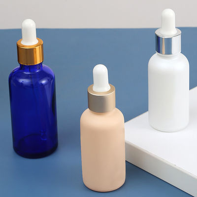 Matte Color Frosted Dropper Bottle With Nitrile Rubber Dropper