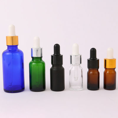 Matte Color Frosted Dropper Bottle With Nitrile Rubber Dropper