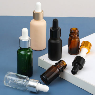 Matte Color Frosted Dropper Bottle With Nitrile Rubber Dropper