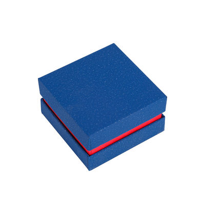 Thick Blue Necklace Base Lip Gift Jewelry Box Paper Ring Earring Bracelet Pendant