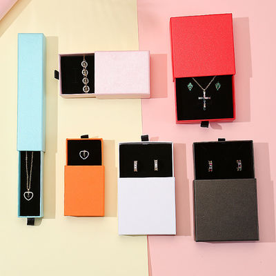 Cross Border Jewelry Box Ring Necklace Ear Accessories Packaging Box 2mm