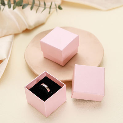Pink Jewelry Packaging Gift Box Heaven Earth Cover 100 PCS Bracelet Ring Earrings