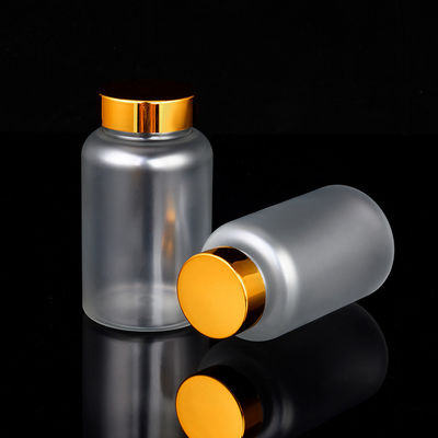 Provide PET Pharmaceutical Green Pill Tablet Packaging Bottle Container for Clear Frosted Plastic Vitamin Capsule Bottle