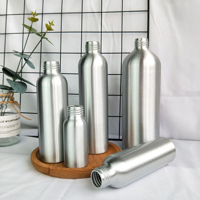 Empty Silver 15ml 30ml 50ml 100ml 250ml 500ml 600ml 1000ml Aluminum Water Bottle PERFUME Personal Skin Care Packaging