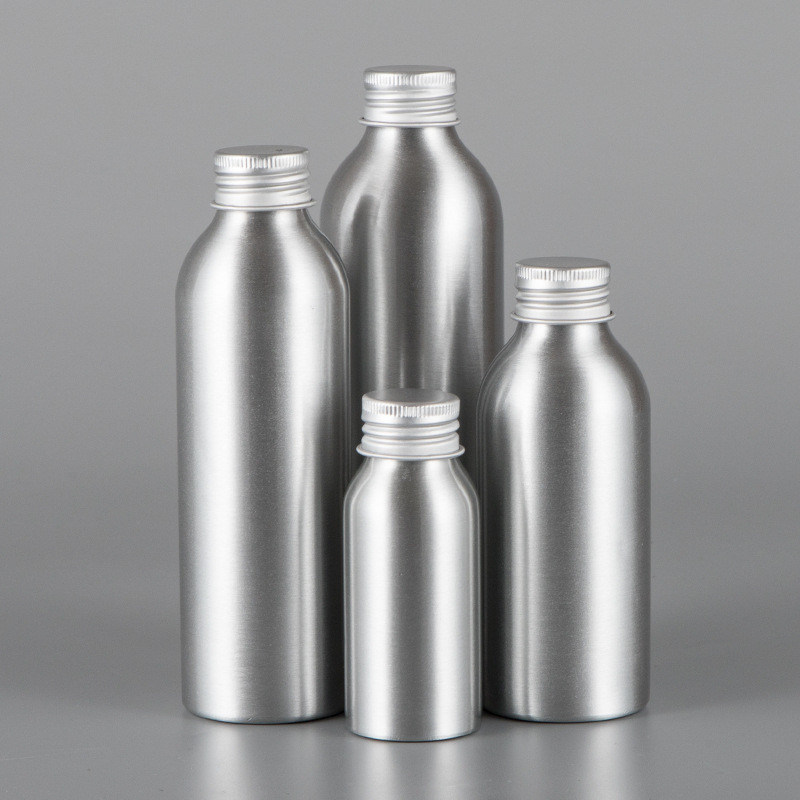 Empty Silver 15ml 30ml 50ml 100ml 250ml 500ml 600ml 1000ml Aluminum Water Bottle PERFUME Personal Skin Care Packaging