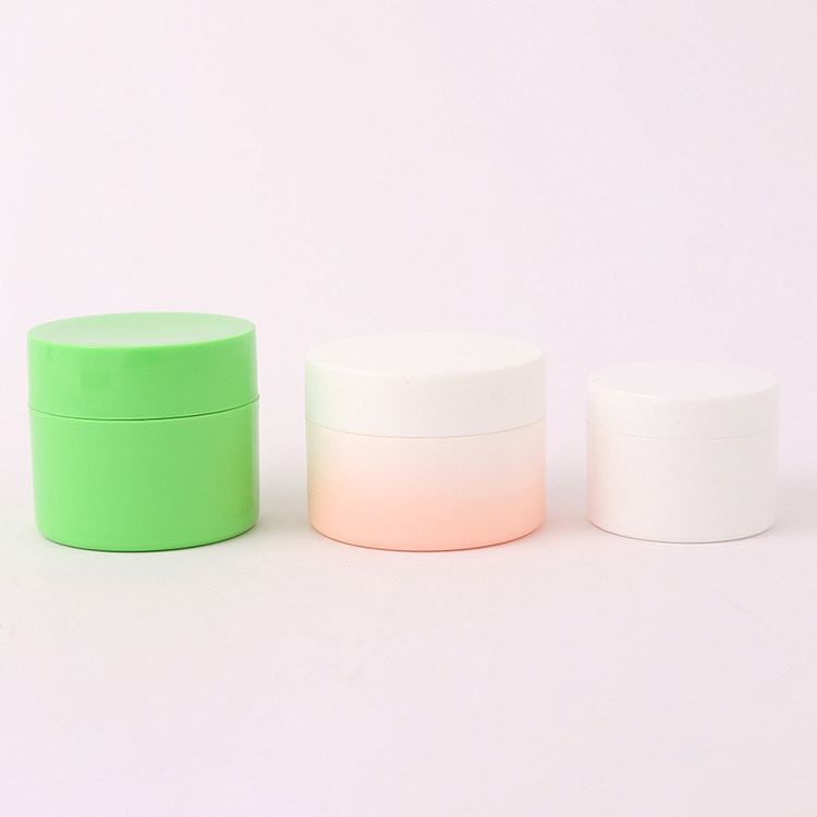 5g 10g 15g Small Eco Friendly Beauty Cream Jars for Empty Body Butter PP Container Plastic Soft Touch Cosmetic Jar Skin Care